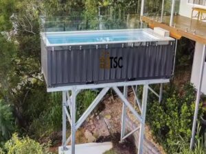 Prefabricated 15Ft 20 Ft Shipping Container Swimming Pool