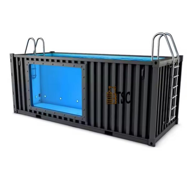 Prefabricated 15Ft 20 Ft Shipping Container Swimming Pool