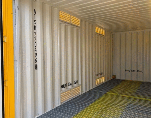 30ft x 8ft Shipping Container (One Trip) – Yellow - Image 3